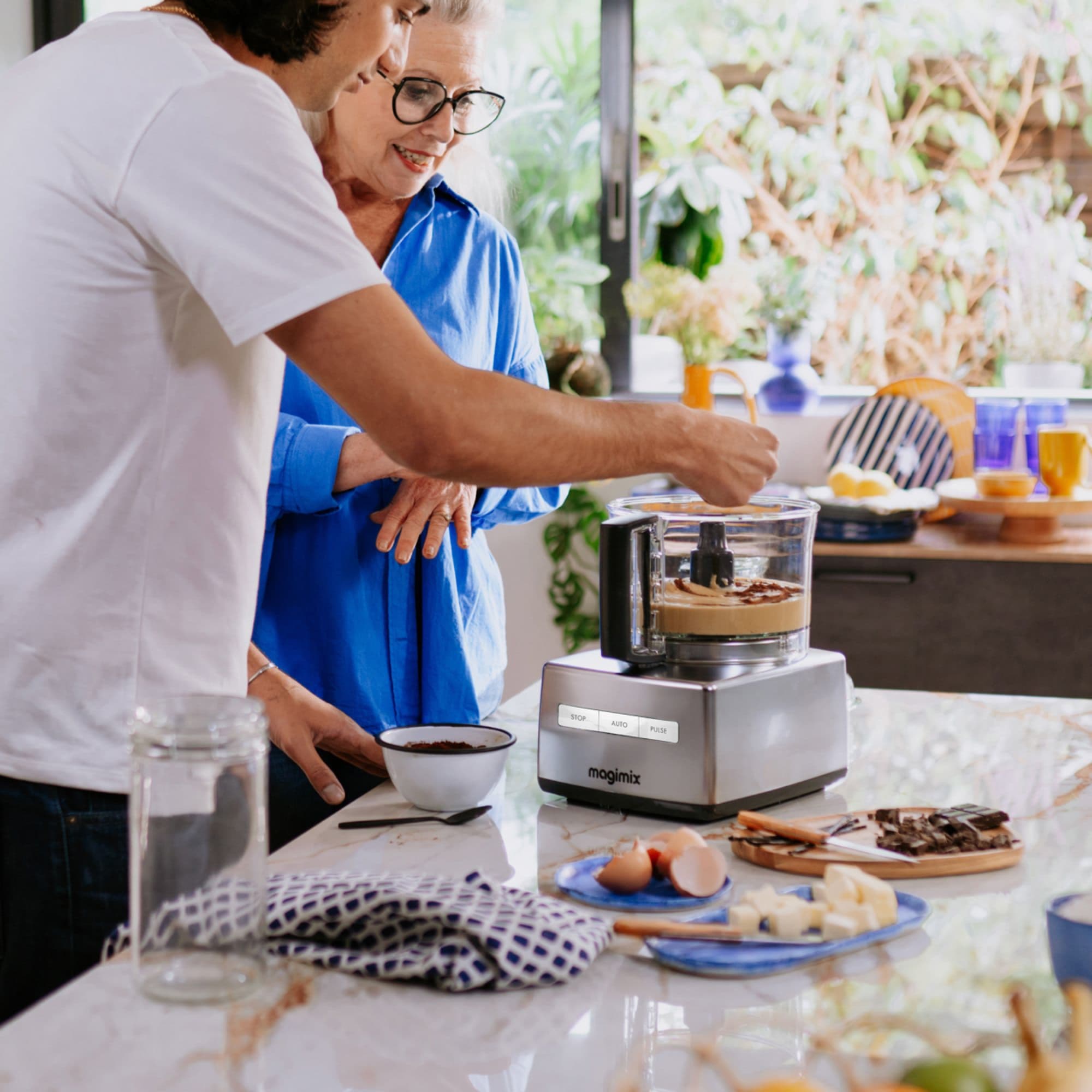 Magimix Premium 5200XL Food Processor Matt Chrome Fast Shipping